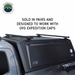 Overland Vehicle Systems Expedition Truck Cap Crossbars