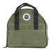 Overland Vehicle Systems jumper cable storage bag made of rugged waxed canvas with durable zipper and carrying handle