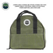 Overland Vehicle Systems Jumper Cable Storage Bag - #16 Waxed Canvas