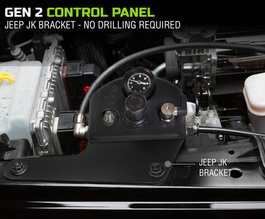 Overland Vehicle Systems 4 Tire Inflation System For Jeep Wrangler