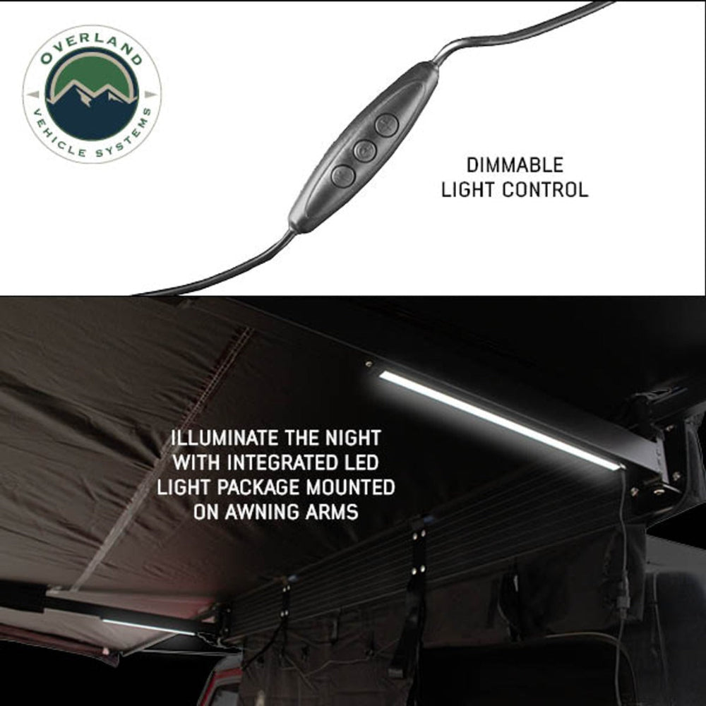 Overland Vehicle Systems XD Nomadic 180 Awning With Black Travel Bag