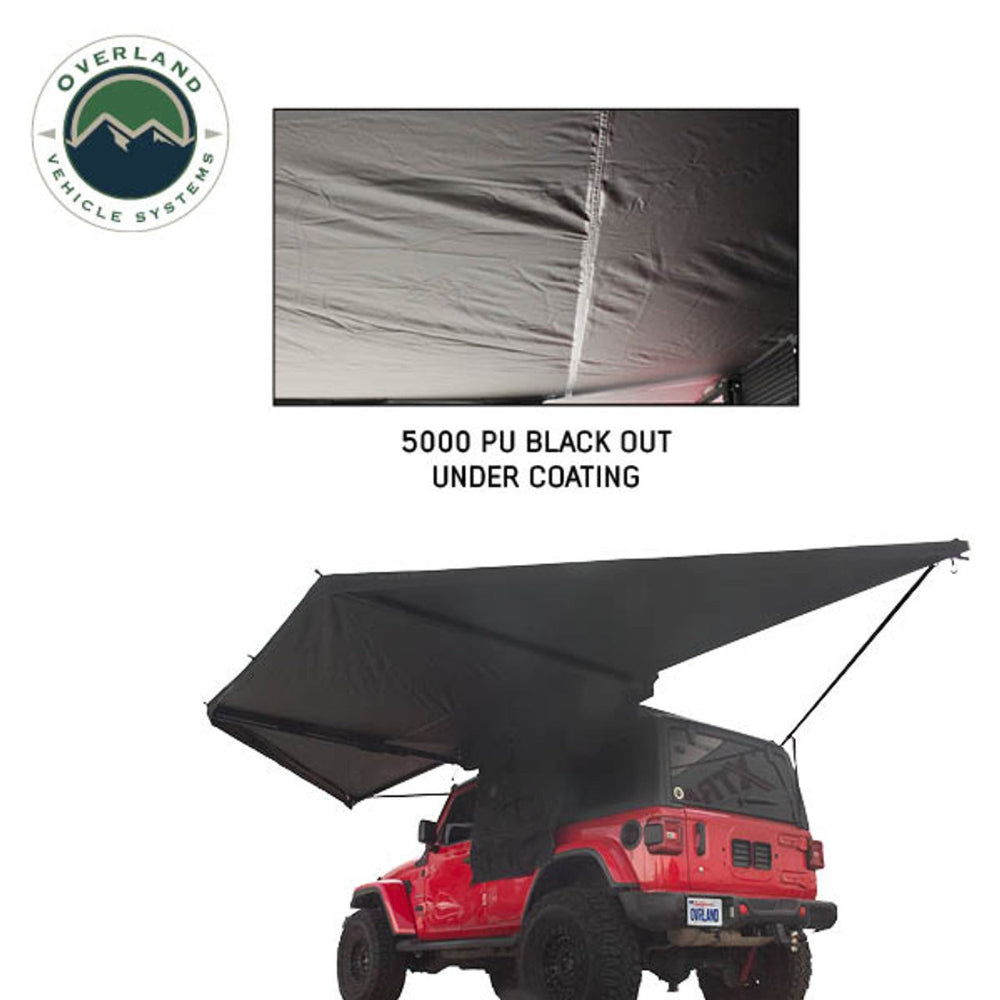 Overland Vehicle Systems XD Nomadic 180 Awning With Black Travel Bag