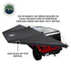 Overland Vehicle Systems XD Nomadic 180 Awning With Black Travel Bag