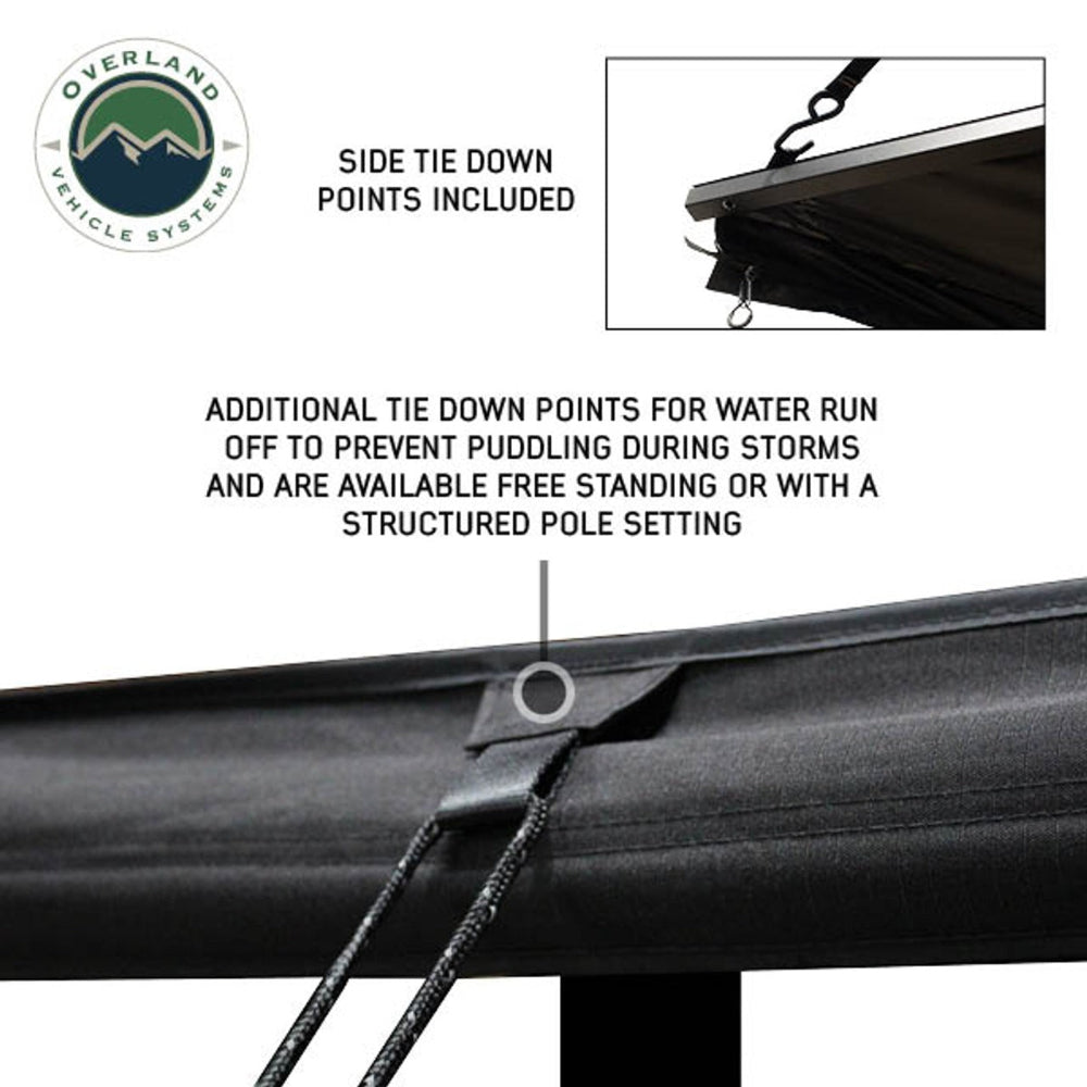 Overland Vehicle Systems XD Nomadic 180 Awning With Black Travel Bag