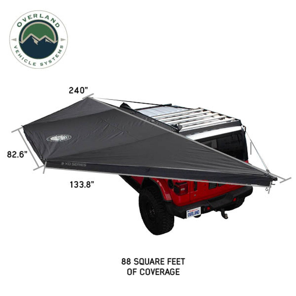 Overland Vehicle Systems XD Nomadic 180 Awning With Black Travel Bag