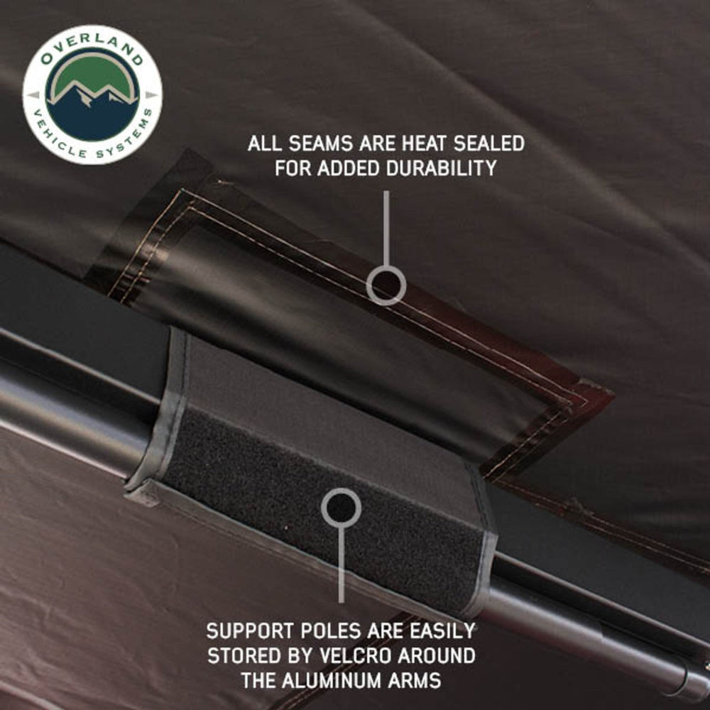 Overland Vehicle Systems XD Nomadic 180 Awning With Black Travel Bag