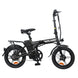 NAKTO Skylark 16-inch electric bicycle with step-through frame, battery pack, and urban styling