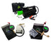 Overland Vehicle Systems portable air compressor and tire deflator kit with digital gauge on rugged terrain