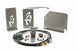 Overland Vehicle Systems Up Down Air compressor mounting bracket kit installed in vehicle