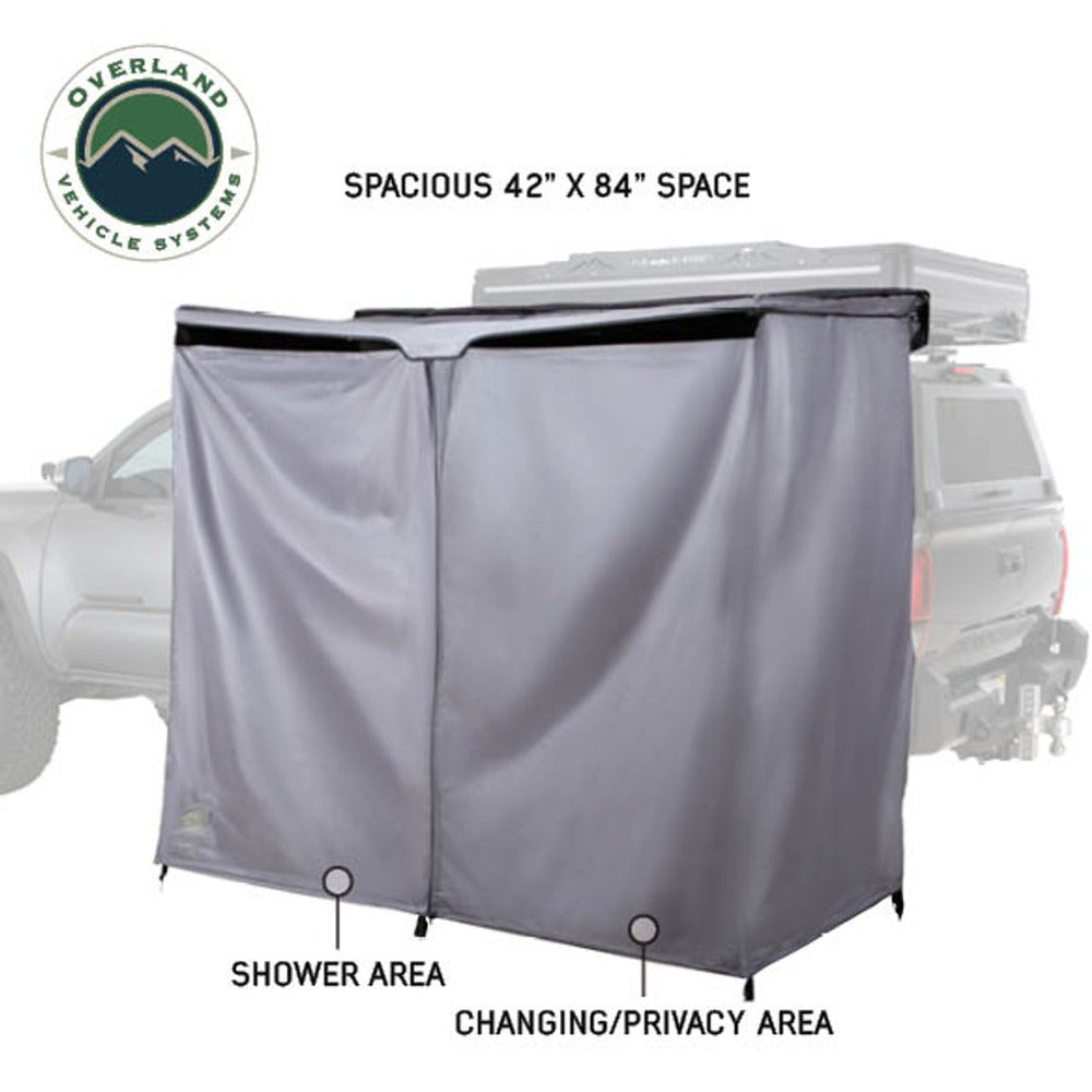 OVS HD Nomadic 2 Person Quick Deploying Car-Side Shower & Privacy Room Combo
