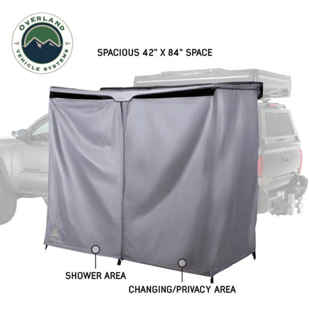 OVS HD Nomadic 2 Person Quick Deploying Car-Side Shower & Privacy Room Combo