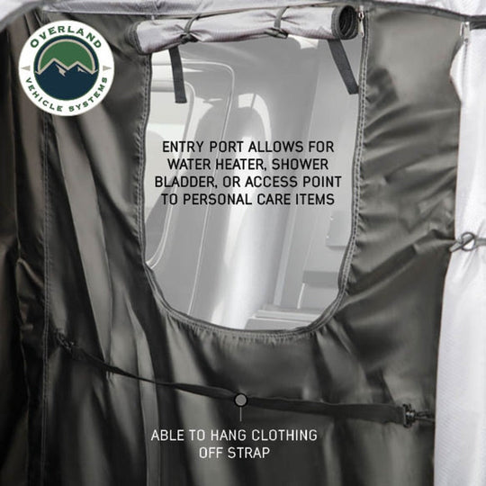 OVS HD Nomadic 2 Person Quick Deploying Car-Side Shower & Privacy Room Combo