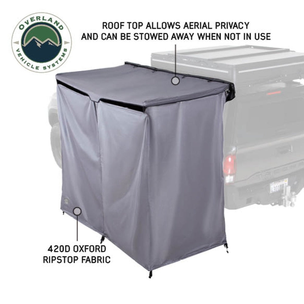 OVS HD Nomadic 2 Person Quick Deploying Car-Side Shower & Privacy Room Combo