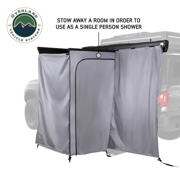 OVS HD Nomadic 2 Person Quick Deploying Car-Side Shower & Privacy Room Combo