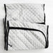 Naturnest Polaris rooftop tent thermal insulation layer with installation tools including rivet gun and hardware